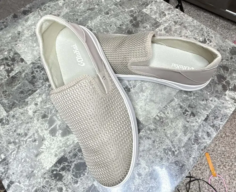 OluKai Lae'ahi Textile Mesh Slip-On Shoes Clay